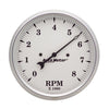 5 in. IN-DASH TACHOMETER 0-8000 RPM OLD-TYME WHITE - greatparts
