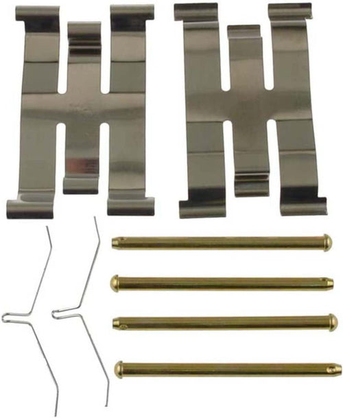Gold 18K2118X Front Disc Brake Caliper Hardware Kit with Clips, Springs, and Pins