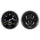 2 PC. GAUGE KIT 3-3/8 in. QUAD & SPEEDOMETER 240-33 O OLD TYME BLACK - greatparts