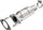 Magnaflow Direct-Fit Catalytic Converter OEM Grade Federal/Epa Compliant 51269 - Stainless Steel 2.5In Main Piping, 12.375In Overall Length, No O2 Sensor - OEM Replacement