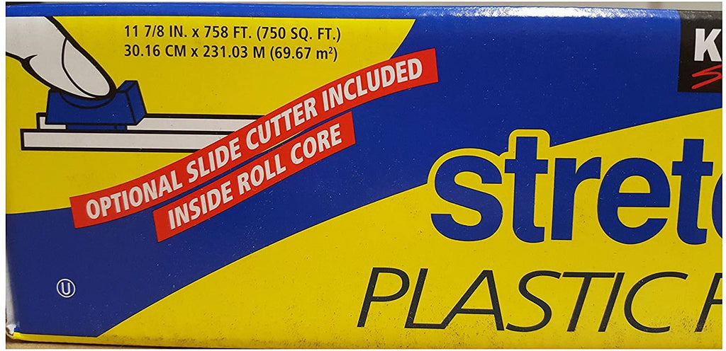 Kirkland Signature Stretch-Tite Plastic Wrap - 11 7/8 x 750 Square Feet - 2 Pack