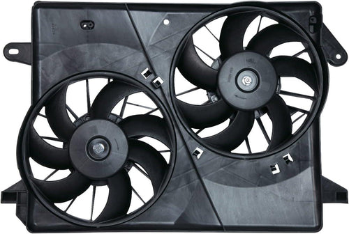 621160 Cooling Fan Assembly Compatible with 2005-2008 Chrysler 300, Black