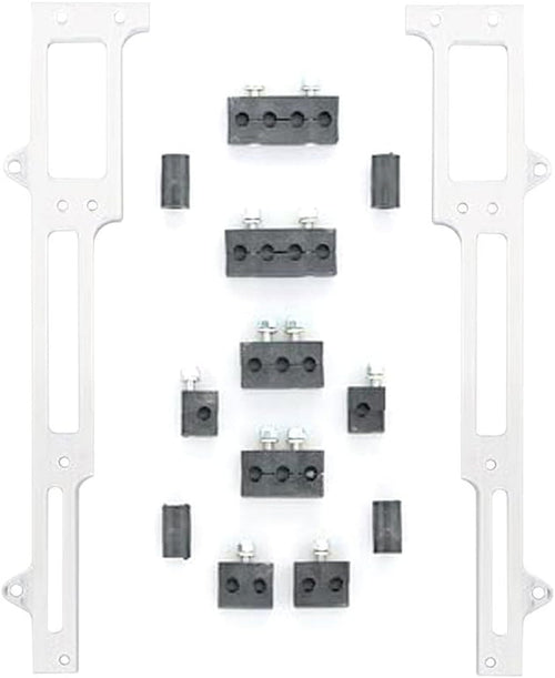 1101S Satin Spark Plug Wire Loom Set for Small Block Chevy