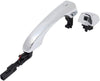 Compatible with Dodge Journey Exterior Door Handle 2011-2018 Passenger Side | Front | Chrome | Trim:All Submodels