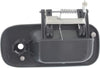 for Chevy Express 2500 Exterior Door Handle Rear Driver Side - Side Sliding Door Textured Black 1996-2002 | with Key Hole| Trim: Base/Ls