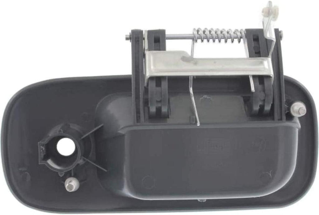 for Chevy Express 2500 Exterior Door Handle Rear Driver Side - Side Sliding Door Textured Black 1996-2002 | with Key Hole| Trim: Base/Ls