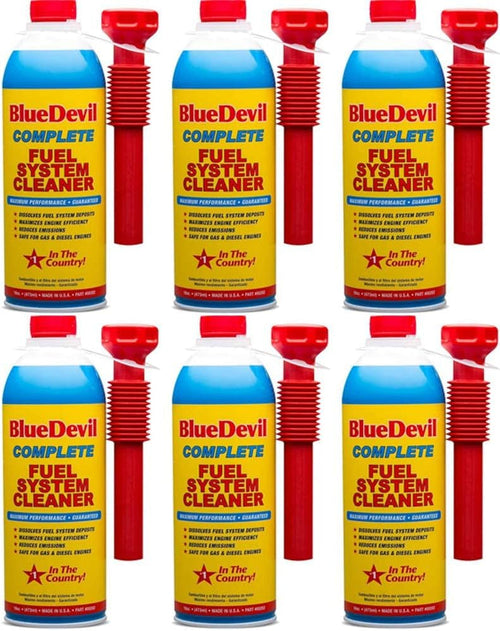 Blue Devil (00202-6PK) Fuel System Cleaner - 16 Ounce, (Pack of 6)