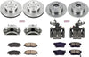 KCOE1240B Front and Rear Stock Replacement Brake Kit (With Calipers)