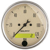 3-1/8 in. SPEEDOMETER 0-120 MPH ANTIQUE BEIGE - greatparts