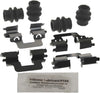 Gold 18K1991X Rear Disc Brake Caliper Hardware Kit with Clips, Seals, and Lubricant