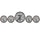 5 PC. GAUGE KIT 3-1/8 in. & 2-1/16 in. MECH. SPEEDOMETER AMERICAN PLATINUM - greatparts