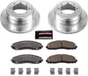 K6406-36 Rear Z36 Truck & Tow Brake Kit, Carbon Fiber Ceramic Brake Pads and Drilled/Slotted Brake Rotors