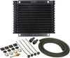 13613 Series 9000 Plate and Fin Transmission Oil Cooler,Black