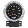 3-3/4 in. TACHOMETER 0-10000 RPM BLACK PRO-CYCLE - greatparts