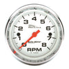 2-5/8 in. TACHOMETER 0-8000 RPM WHITE PRO-CYCLE - greatparts