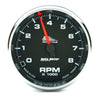 2-5/8 in. TACHOMETER 0-8000 RPM BLACK PRO-CYCLE - greatparts