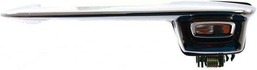 Compatible with Dodge W100 Exterior Door Handle 1986-1989 Driver Side Front or Rear, Chrome | Trim: Custom | CH1310107 | 55075649