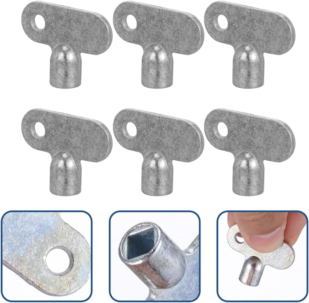 Pipe Wrench Pipe Wrench Pipe Wrench 12 Pcs Key Square Air Valve Practical Tap Plumbing Radiator Bleed Vent Tools Faucet Accessories Hole Socket Kno Bleeding Keys Lock Wrench Premium Wrenches