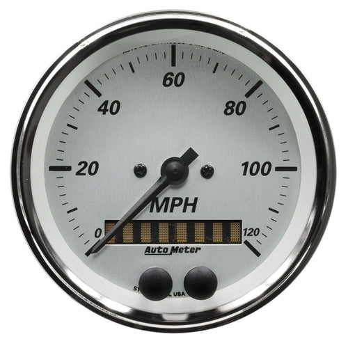 3-3/8 in. GPS SPEEDOMETER 0-120 MPH AMERICAN PLATINUM - greatparts