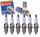 6 Pc DENSO Standard Spark Plugs Compatible with Jeep Liberty 3.7L V6 2002-2012