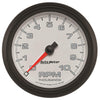 3-3/8 in. TACHOMETER 0-10000 RPM WHITE PRO-CYCLE - greatparts