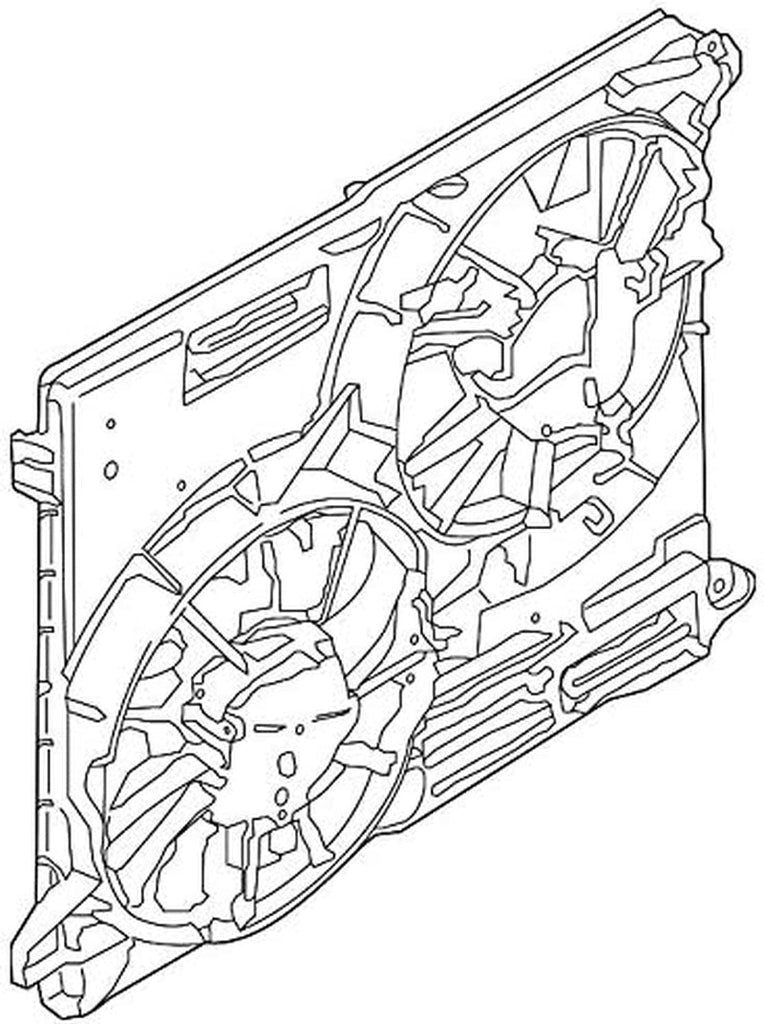 F2GZ-8C607-A Motor and Fan Assembly - Engine Cooling