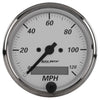 3-1/8 in. SPEEDOMETER 0-120 MPH AMERICAN PLATINUM - greatparts