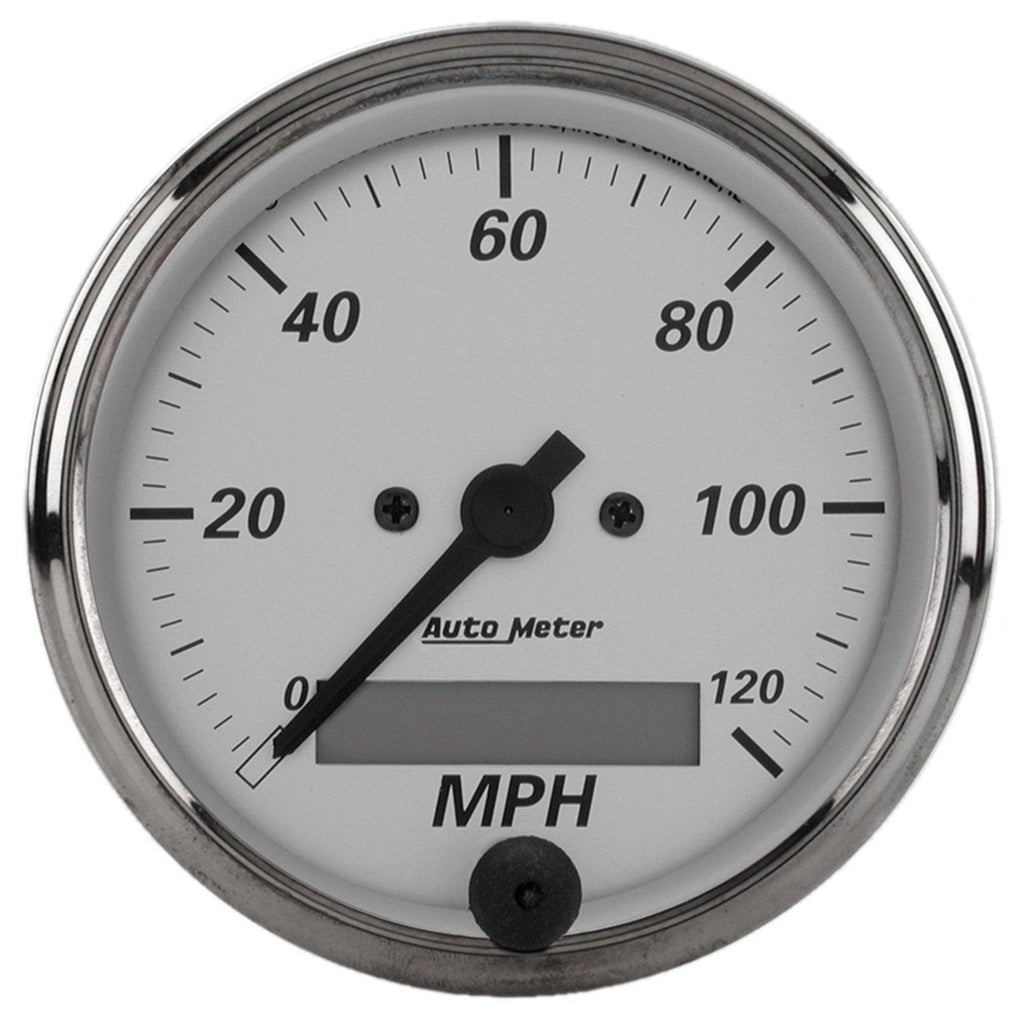 3-1/8 in. SPEEDOMETER 0-120 MPH AMERICAN PLATINUM - greatparts