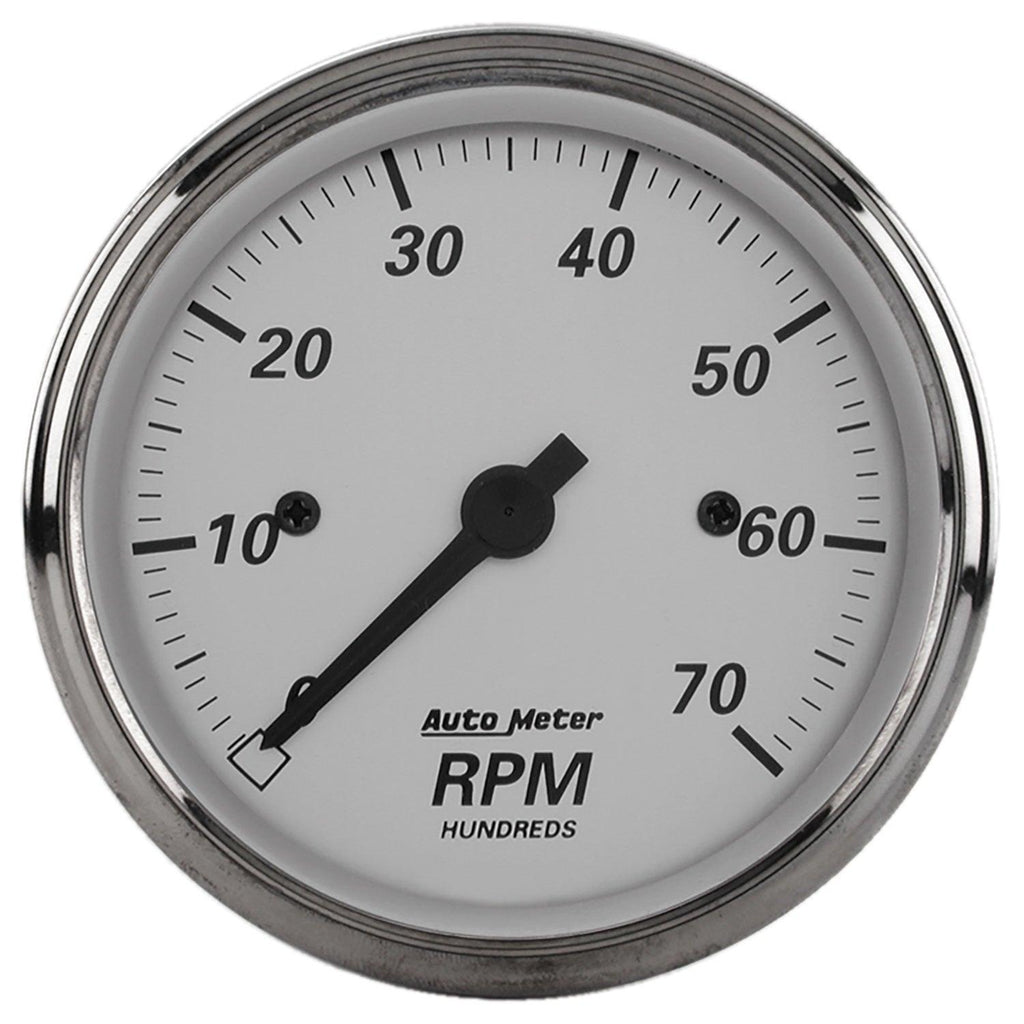 3-1/8 in. IN-DASH TACHOMETER 0-7000 RPM AMERICAN PLATINUM - greatparts