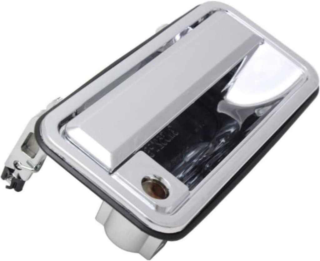 for Chevy C1500 Exterior Door Handle Front Passenger Side Chrome 1988-1998 | with Key Hole| Trim:All Submodels