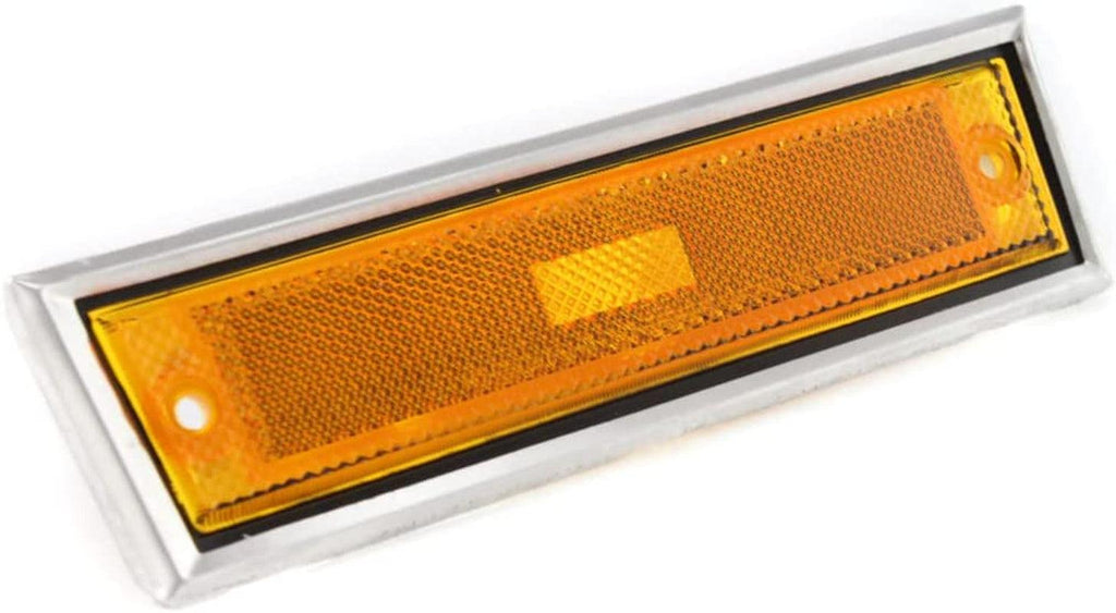 for Chevy C10 Suburban Side Marker Light 1982 83 84 85 1986 Passenger Side | Front | W/Chrome Trim | GM2551107 | 915558