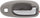 for Chrysler Sebring Interior Door Handle Front, Passenger Side Light Gray Bezel with Chrome Lever (2001-2006) | with Door Lock Hole| Trim:All Submodels