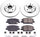 CRK7400 Coated Rotor Front Brake Kit- Coated Brake Rotors and Z17 Ceramic Brake Pads