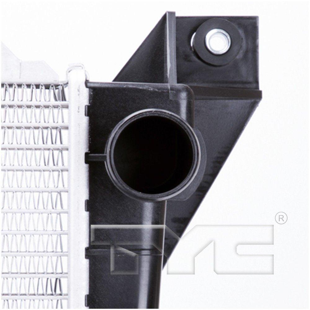 TYC 1451 Compatible with Ford F-Series 2-Row Plastic Aluminum Replacement Radiator