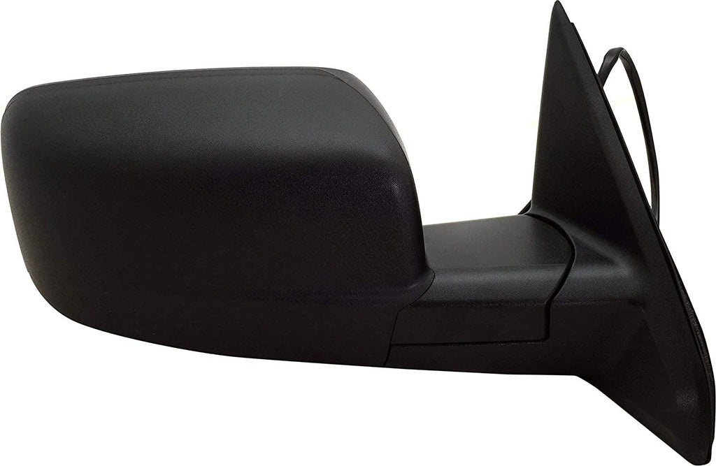 Garage-Pro Mirror Compatible with 2009-2010 Dodge Ram 1500, Fits 2011-2013 Ram 1500, 2011-2012 2500, Passenger Side Manual Folding Textured Black Heated