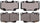 ADVICS AD0799A Disc Brake Pad Set