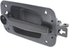 for International 4300 Exterior Door Handle Front, Passenger Side Textured Black (2008-2012) | with Key Hole| Trim: Base