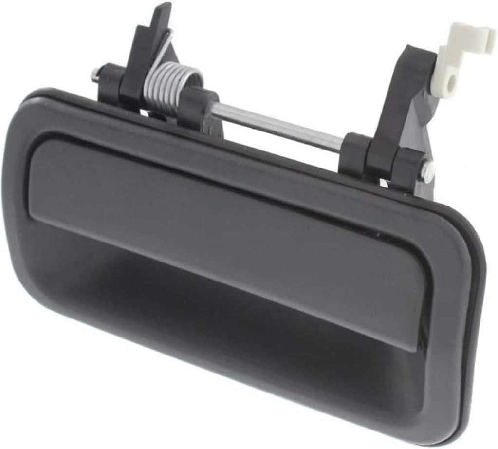 for Honda Passport Exterior Door Handle Rear, Driver Side Textured Black (1994-1997) | Trim: LX/DX/EX