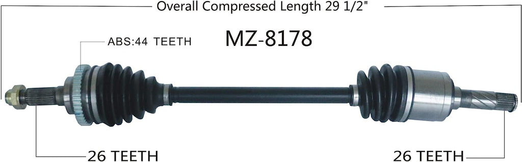 MZ-8178 CV Axle