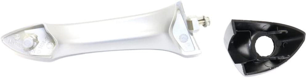 for BMW X5 Exterior Door Handle Rear, Driver Side Silver (2000-2006) | Trim: All Submodels