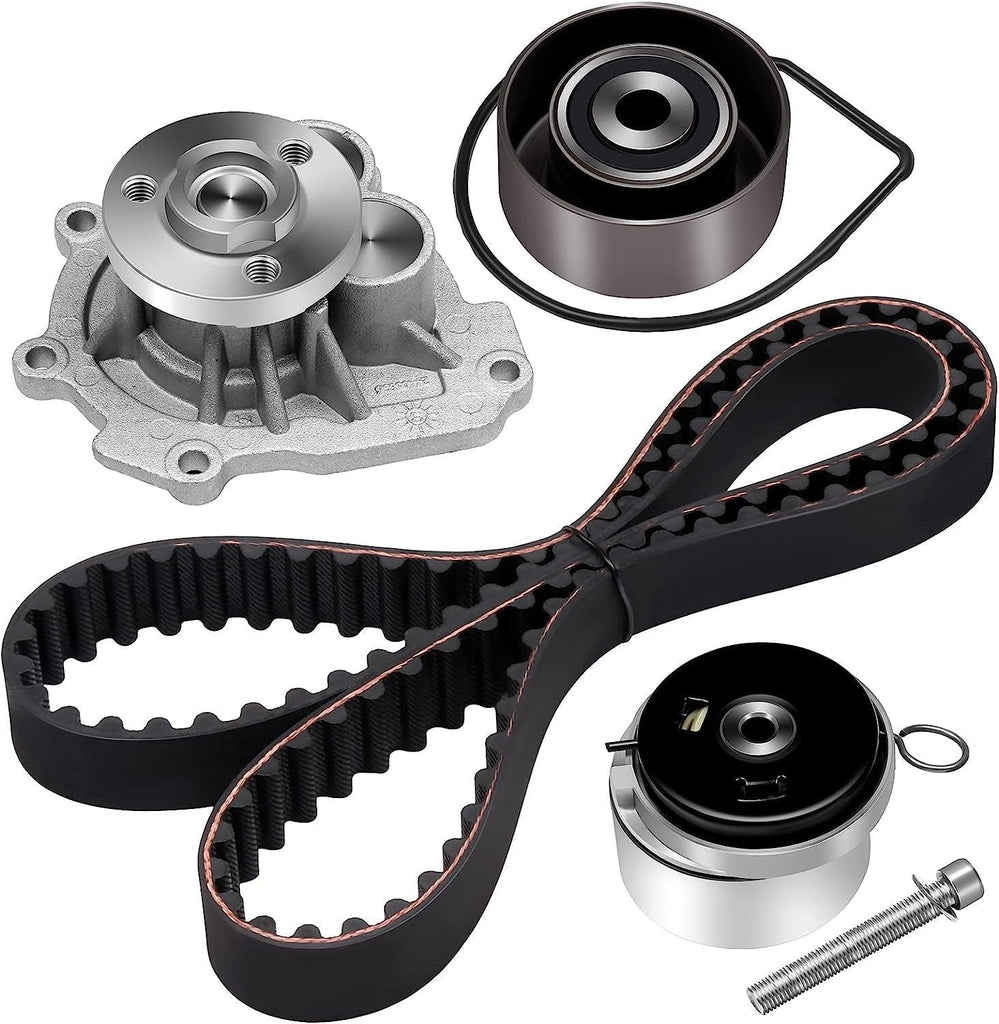 Timing Belt Water Pump Kit Fit 2008-2014 Pontiac G3 Wave Saturn Astra Suzuki Swift+ Chevrolet Aveo Cruze Sonic Aveo5 4Cyl 1.6L 1.8L