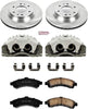 KCOE2057 Autospecialty 1-Click OE Replacement Brake Kit with Calipers