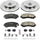 K6944 Front Z23 Carbon Fiber Brake Pads with Drilled & Slotted Brake Rotors Kit
