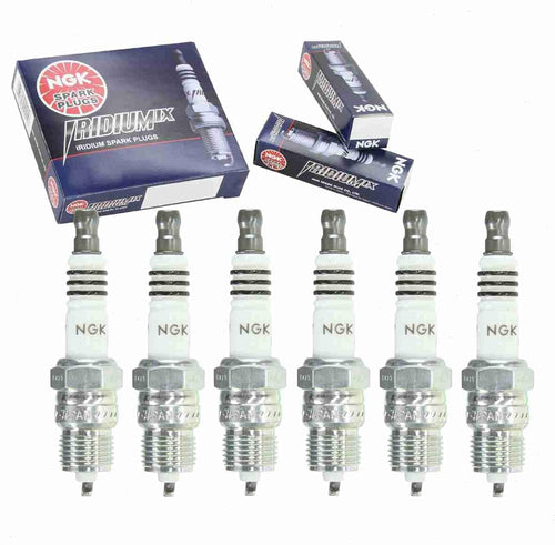 6 Pc NGK Iridium IX Spark Plugs Compatible with Chevrolet S10 2.8L 4.3L V6 1982-1995