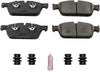 17-1636A, Z17 Front Ceramic Brake Pads with Hardware