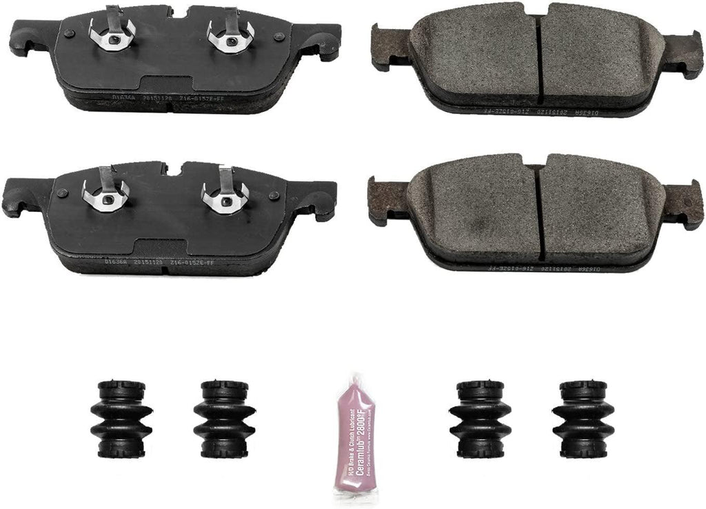 17-1636A, Z17 Front Ceramic Brake Pads with Hardware