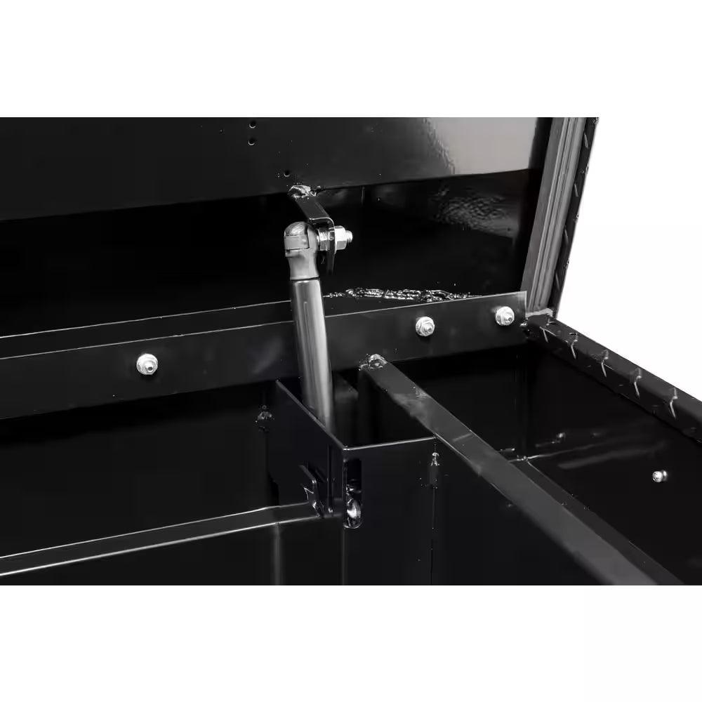 62.5 In. Gloss Black Aluminum Compact Truck Tool Box