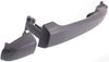 for Toyota Sienna Exterior Door Handle Rear, Driver or Passenger Side - Side Sliding Door Textured Black (2004-2010) | Trim:All Submodels
