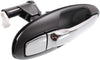 Exterior Rear Door Handle Compatible with KIA OPTIMA/MAGENTIS 2001-2006 / SONATA 2002-2005 RH Chrome-Black Old Body Style