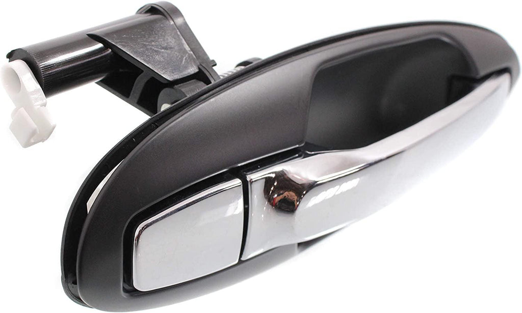 Exterior Rear Door Handle Compatible with KIA OPTIMA/MAGENTIS 2001-2006 / SONATA 2002-2005 RH Chrome-Black Old Body Style